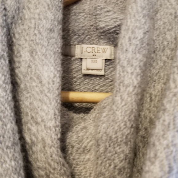 J Crew Factory Grey Oversized Turtleneck - Picture 3 of 3